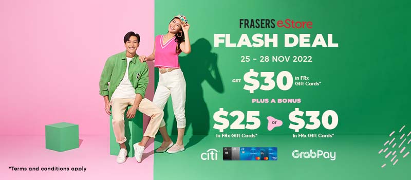 Score $60 at the Frasers eStore Black Friday Flash Deal!
